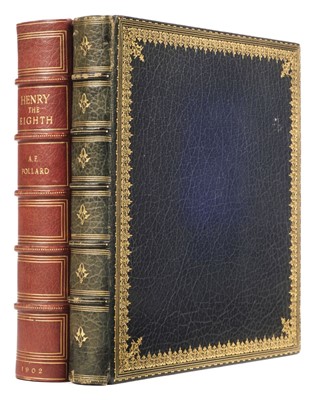 Lot 226 - Binding. Henry VIII, by A.F. Pollard, 1902