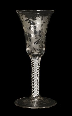 Lot 289 - Drinking Glass. An 18th-century drinking glass circa 1750