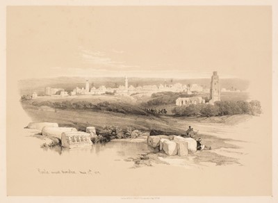 Lot 165 - Roberts (David). A collection of 28 prints, title pages and maps, circa 1848