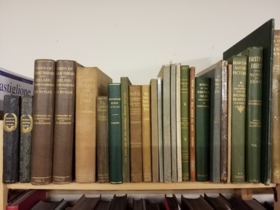 Lot 335 - British Ornithology. A collection of late 19th & early 20th-century British ornithology reference