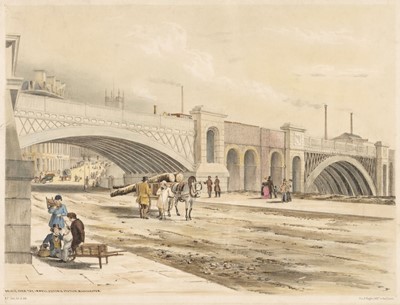 Lot 119 - Railways. A mixed collection of approximately 50 prints and engravings, mid 19th century