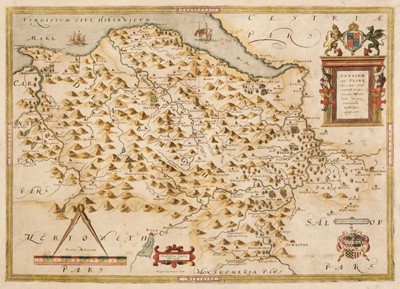 Lot 375 - Denbigh & Flint. Saxton (Christopher), Denbigh ac Flint duorum olim Cambriae..., 1579