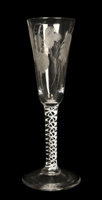 Lot 290 - Drinking Glass. An 18th-century drinking glass circa 1750