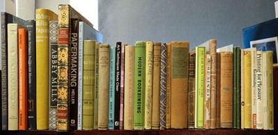 Lot 203 - Bookbinding, restoration and book collecting reference etc.