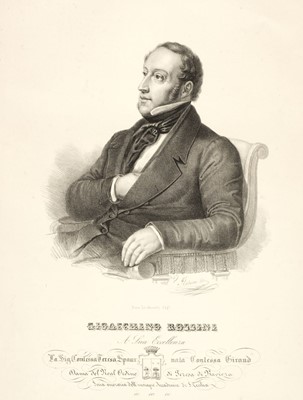 Lot 137 - Roscioni (Vincenzo). Gioachino Rossini, Rome, Martelli, 1847