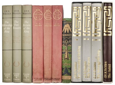 Lot 569 - Tolkien (J.R.R.) Lord of the Rings, 3 volumes, 1970