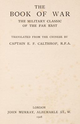 Lot 6 - Calthorp (Everard Ferguson, Captain). The Book of War, 1908