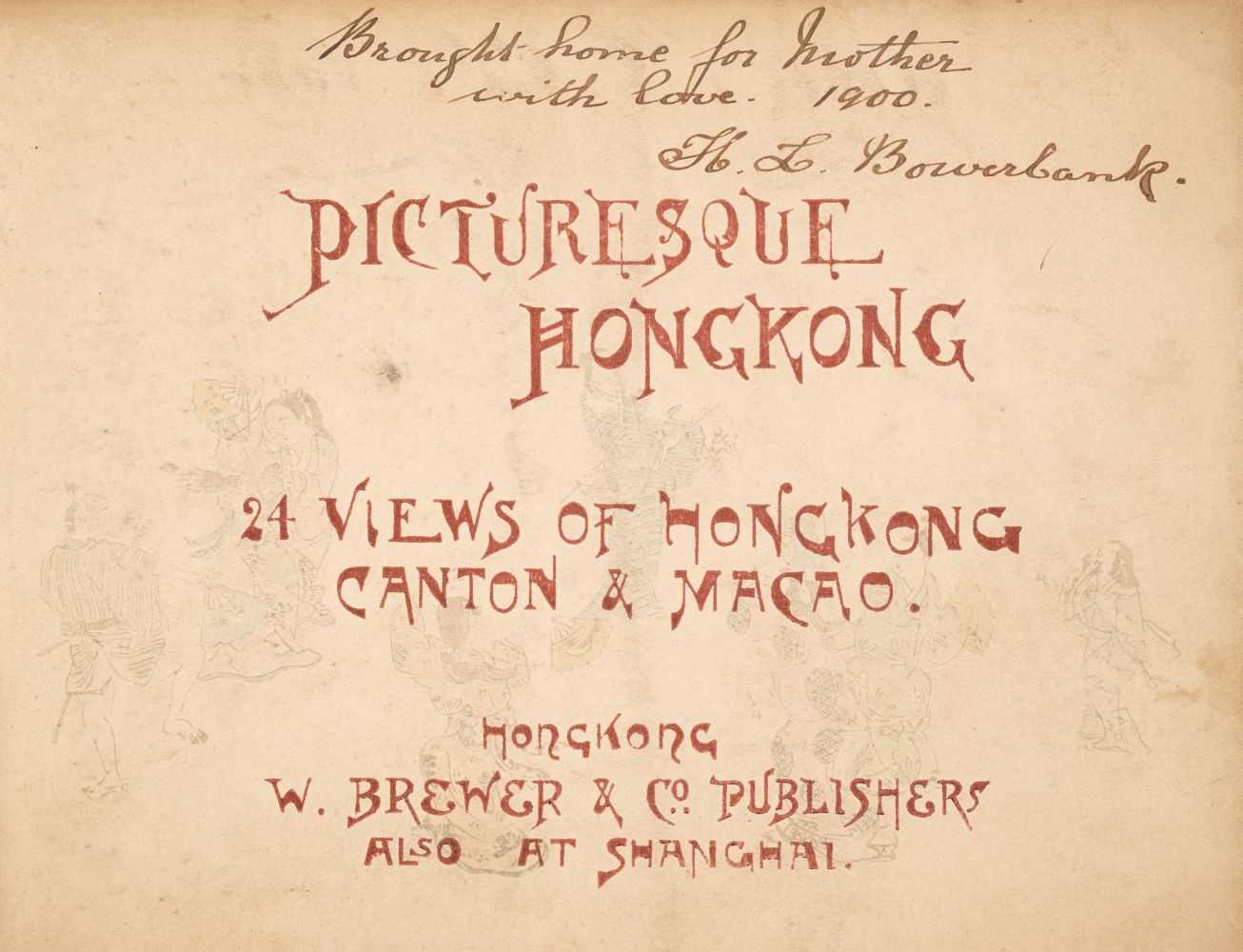 Lot 16 - Hong Kong. Picturesque Hong Kong, circa 1900