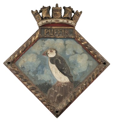 Lot 337 - Ships Badge. HMS Puffin
