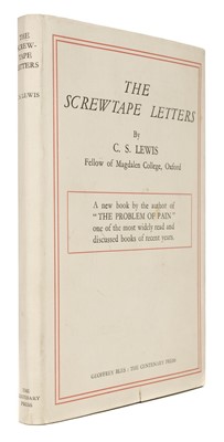 Lot 845 - Lewis (C.S.). The Screwtape Letters, 1st edition, London: Geoffrey Bles, 1942