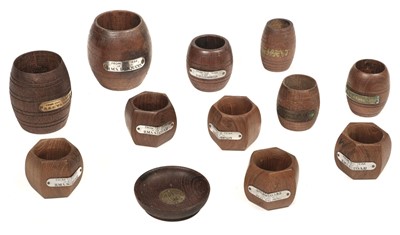 Lot 325 - Maritime Teak. Various Teak from HMS Warspite, Cambrian etc