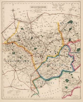 Lot 46 - Walker (J. & C., publishers). Hobson's Fox-Hunting Atlas, c.1870