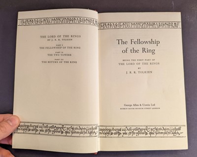 Lot 888 - Tolkien (J.R.R.) Lord of the Rings, 3 volumes, 1955-56