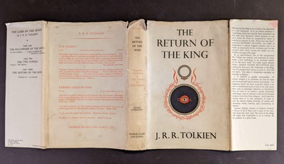 Lot 888 - Tolkien (J.R.R.) Lord of the Rings, 3 volumes, 1955-56