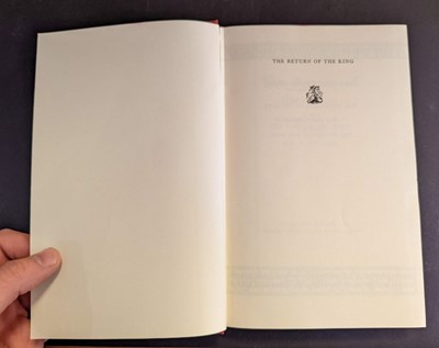 Lot 888 - Tolkien (J.R.R.) Lord of the Rings, 3 volumes, 1955-56