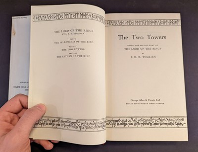 Lot 888 - Tolkien (J.R.R.) Lord of the Rings, 3 volumes, 1955-56