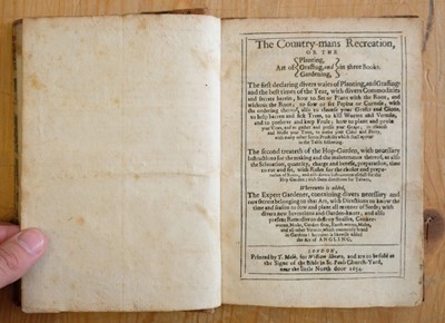 Lot 49 - Barker (Thomas). The Country-mans Recreation, 1654