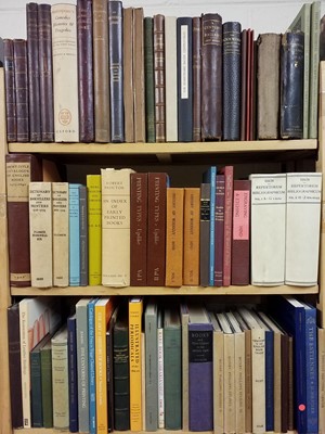 Lot 588 - Bibliography. A large collection of 19th century & modern bibliography reference & related