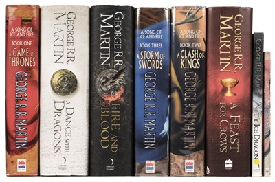 Lot 853 - Martin (George R.R.). A Game of Thrones, 1st edition, London: Voyager Harper Collins, 1996