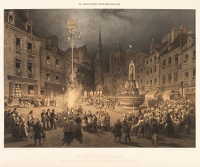 Lot 5 - Benoist (Felix). La Bretagne Contemporaine..., 1867