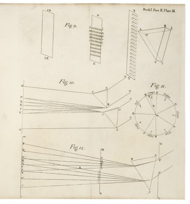 Lot 130 - Newton (Isaac). Opticks: Or, A Treatise of the Reflexions, Refractions, Inflexions, etc ..., 1704