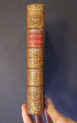 Lot 130 - Newton (Isaac). Opticks: Or, A Treatise of the Reflexions, Refractions, Inflexions, etc ..., 1704