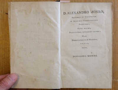 Lot 147 - Black (Joseph). Dissertatio medica inauguralis..., 1754