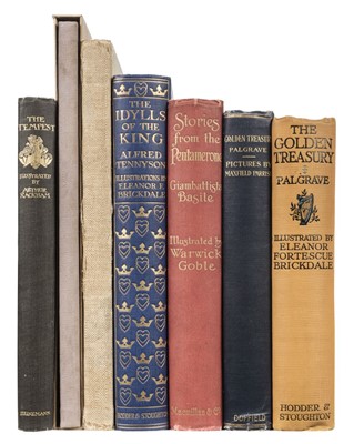 Lot 604 - Rackham (Arthur, illustrator). The Tempest, by William Shakespeare, [1926], & 6 others