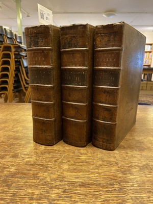 Lot 31 - Salmon (Thomas). Modern History, 3 volumes, 1739