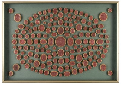 Lot 268 - Grand Tour Plaster Intaglios. A collection of approx 150, circa 1820-1840