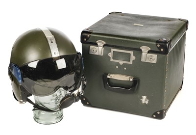 Lot 65 - Flying Helmet. An RAF bone dome flying helmet