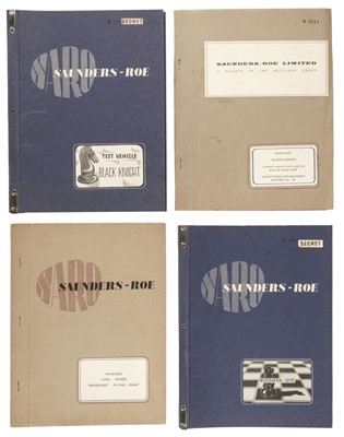 Lot 117 - Saunders-Roe. A collection of brochures Black Knight, Flying Boats etc circa 1950/60s