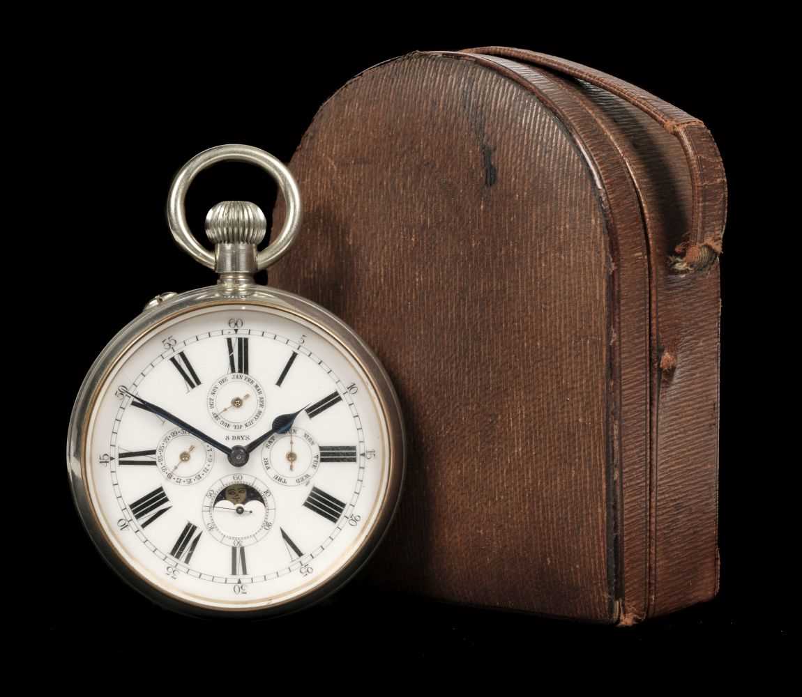 Lot 228 - Pocket Watch. A goliath pocket watch - Black Starr & Frost