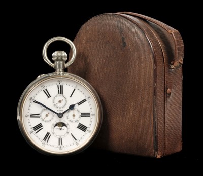 Lot 228 - Pocket Watch. A goliath pocket watch - Black Starr & Frost