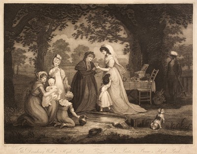 Lot 147 - Godby (James). The Drinking Well in Hyde Park & The Dipping Well in Hyde Park, 1802