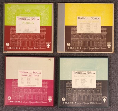 Lot 411 - Classical Records (Opera). Collection of "La Scala" Opera Box Sets (Columbia ED1 Blue/Gold)