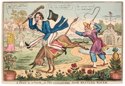 Lot 140 - Caricatures. A mixed collection of 64 prints, mostly 19th century
