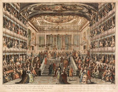 Lot 70 - Baratta (Antonio, 1724-1787). Dessein du Spectacle..., 1782