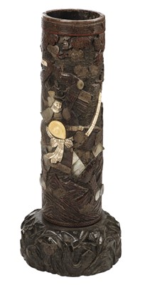 Lot 310 - Stick Stand. A Japanese stick stand, Meiji period