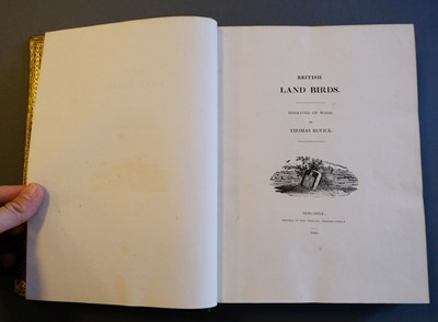 Lot 40 - Bewick (Thomas). British Land Birds/Water Birds/Quadrupeds, 1824-25