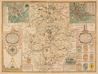 Lot 135 - Warwickshire. Speed (J.), The Counti of Warwick..., Thomas Bassett & Richard Chiswell, 1676