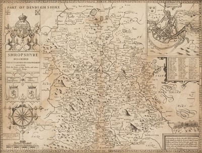 Lot 129 - Shropshire. Speed (John), Shropshyre described..., George Humble, circa 1627