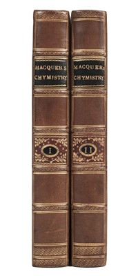 Lot 239 - Macquer (Pierre-Joseph). Elements of the Theory & Practice of Chymistry, 2 vols., 3rd Eng. ed,, 1775