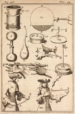 Lot 217 - Ozanam (Jacques).Recreations Mathematical and Physical... , 1st edition in English, 1708