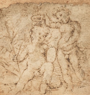 Lot 10 - Raphael Sanzio (da Urbino, 1483-1520). Infant Saint John baptising...