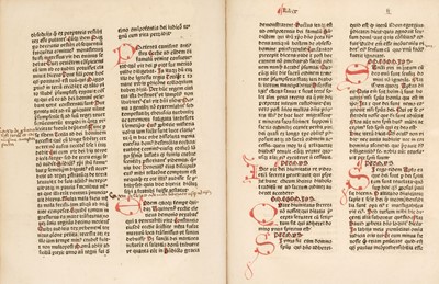 Lot 236 - Gregory I (Saint and Pope). Dialogi, [Strasbourg: Jakob Eber, not after 1481]