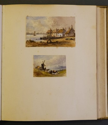 Lot 11 - D'Oyly (Charles). Armoury Book, circa 1860