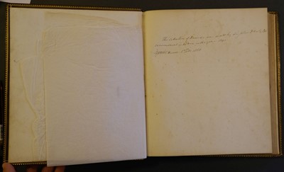 Lot 11 - D'Oyly (Charles). Armoury Book, circa 1860