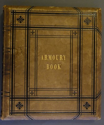 Lot 11 - D'Oyly (Charles). Armoury Book, circa 1860
