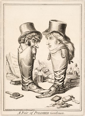 Lot 194 - Gillray (James). A collection of 27caricatures. H. G. Bohn edition, circa 1849